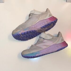 New Balance Kids Sneakers in Gray and Purple